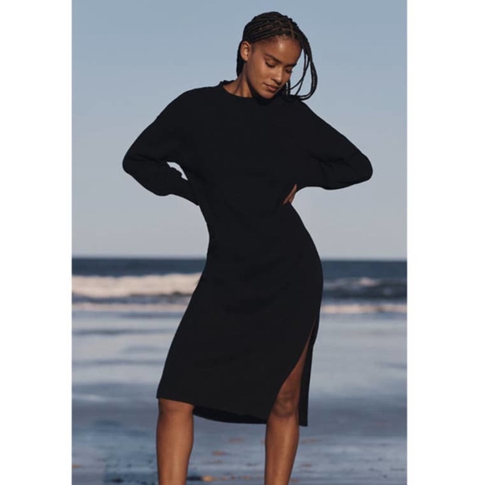 Free people black sweater dress